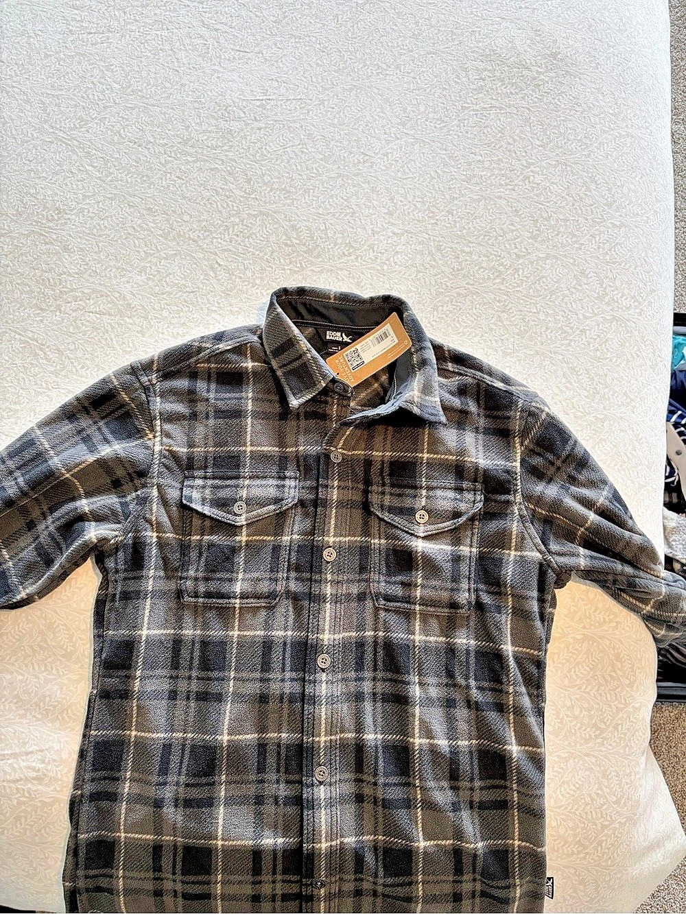 Meriwool 'Small Microfleece Shirt Plaid Microfleece Shirt Size Small NWT